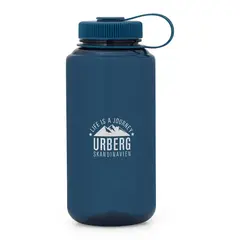 Urberg Tritan Bottle 1000ml Navy Romslig vannflaske for tur og hverdag