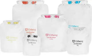 Urberg Zero Color  Drybag Set Multicolor Seks vanntette pakkposer