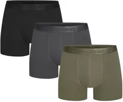 Urberg Bamboo Boxers 3-pack M XL Grey/black/green