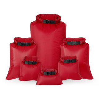 Urberg Drybag Set Rio Red 6-pack med lette vanntette pakkposer