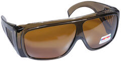 Hurricane Solbriller UV 400 Brun Linse Til å ha utenpå vanlige briller