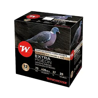 Winchester Extra Pigeon 12/70 37g #5 Utmerket blyhaglpatron til duejakt