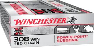 Winchester Power Point 308 Win 185gr Subsonic 20-pack