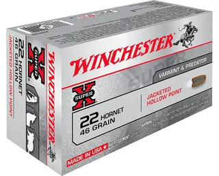 Winchester .22 Hornet 46gr. HP 50-pack