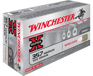 Winchester SuperX 357 Mag 125g JSP Winclean