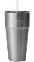Yeti Rambler Straw Cup 760ml Stainless Stor isloert drikkekopp med sugerør