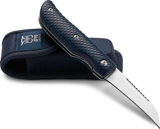 Øyo Namsen Fiskekniv 18,5 cm Foldekniv med blå slire